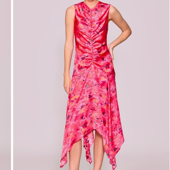 NWT floral handkerchief dress - Picture 1 of 15